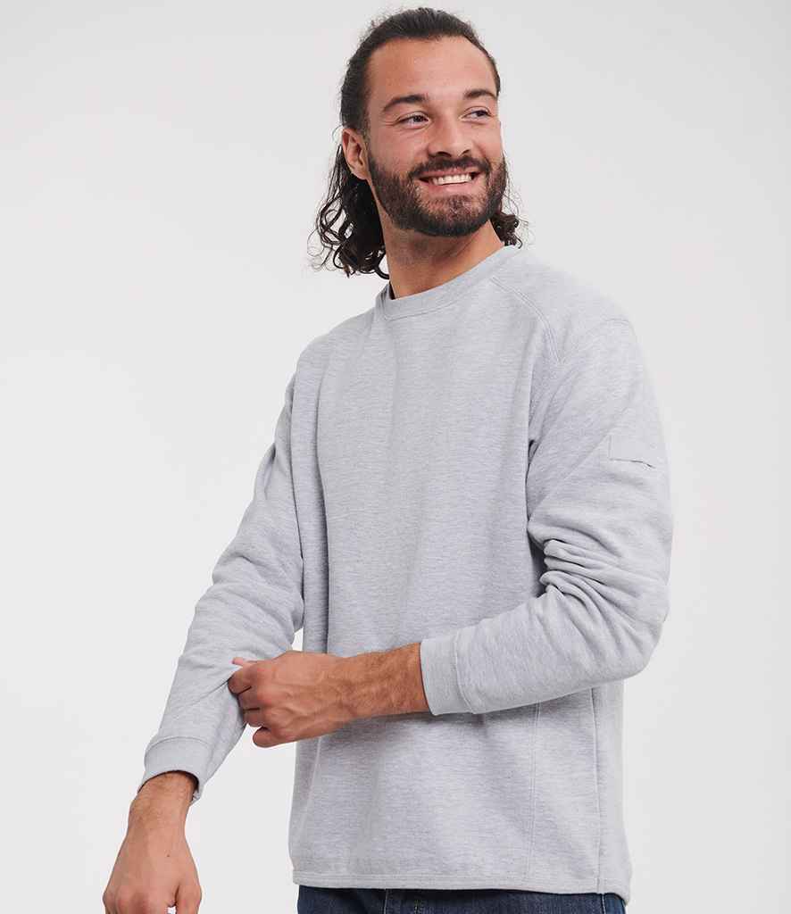 Russell Heavyweight Sweatshirt - Light Oxford (013M)