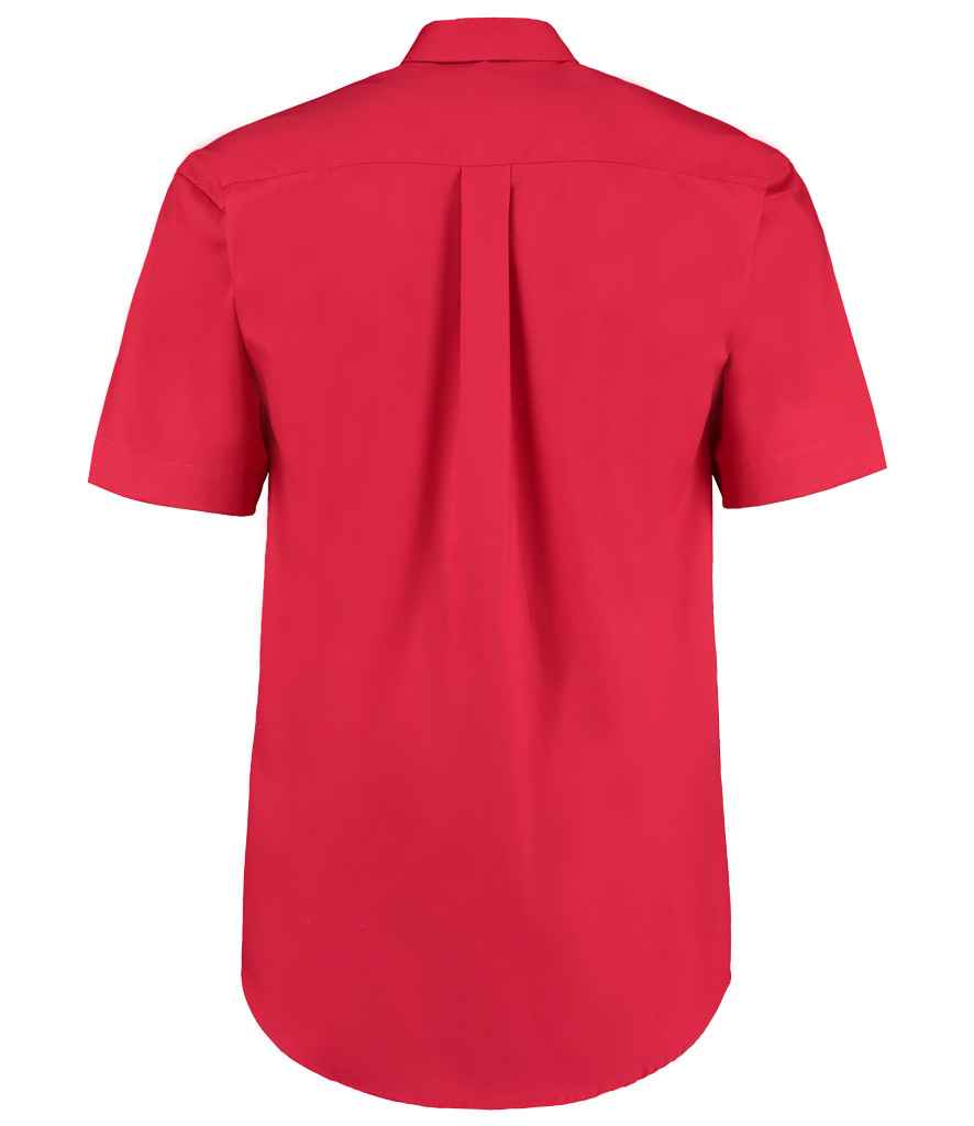 Kustom Kit Premium Short Sleeve Classic Fit Oxford Shirt - BACK