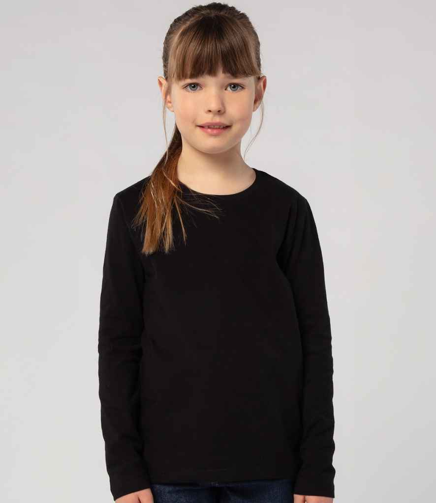 SOL'S Kids Imperial Long Sleeve T-Shirt - Deep Black (02947)