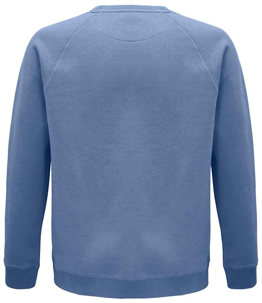 SOL'S Unisex Space Organic Raglan Sweatshirt - Blue (03567)