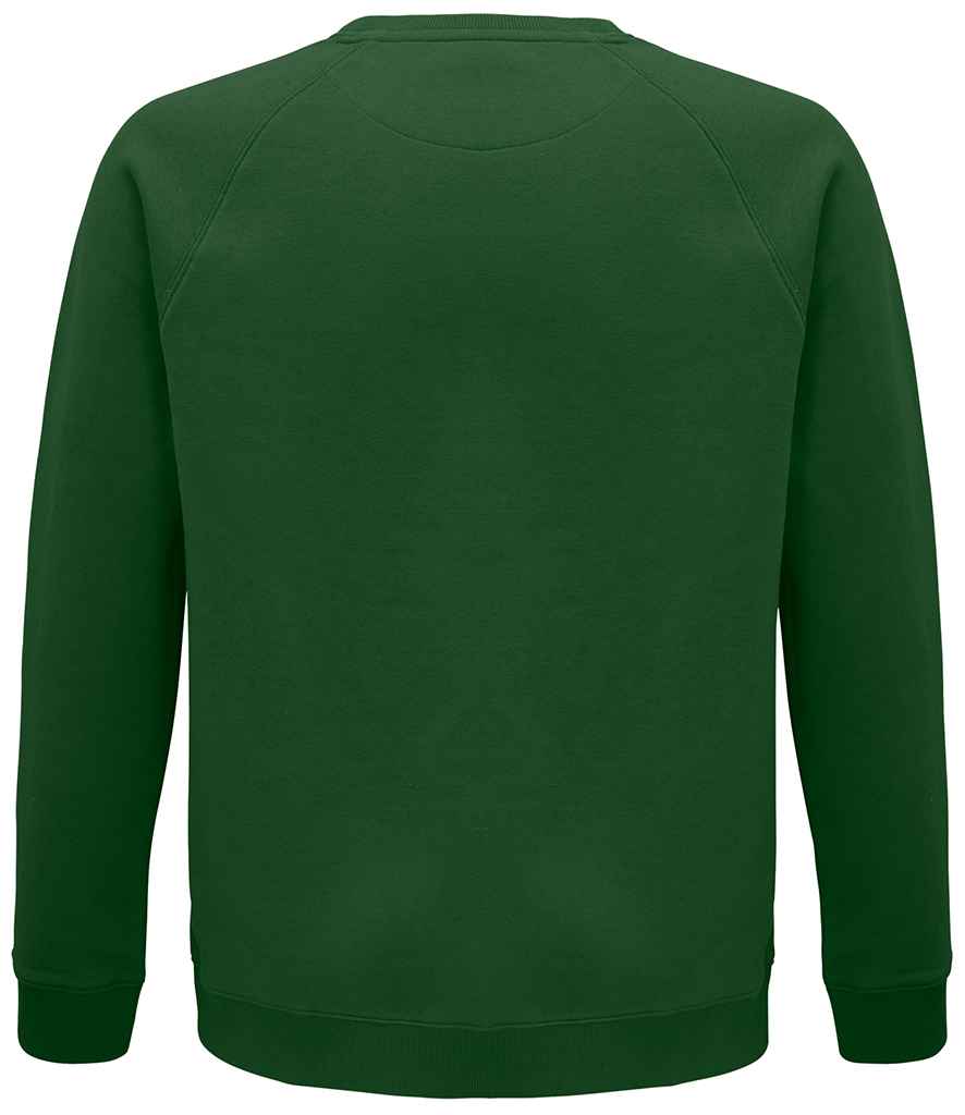 SOL'S Unisex Space Organic Raglan Sweatshirt - Bottle Green (03567)