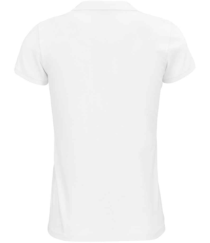 SOL'S Ladies Planet Organic Piqué Polo Shirt - White (03575)