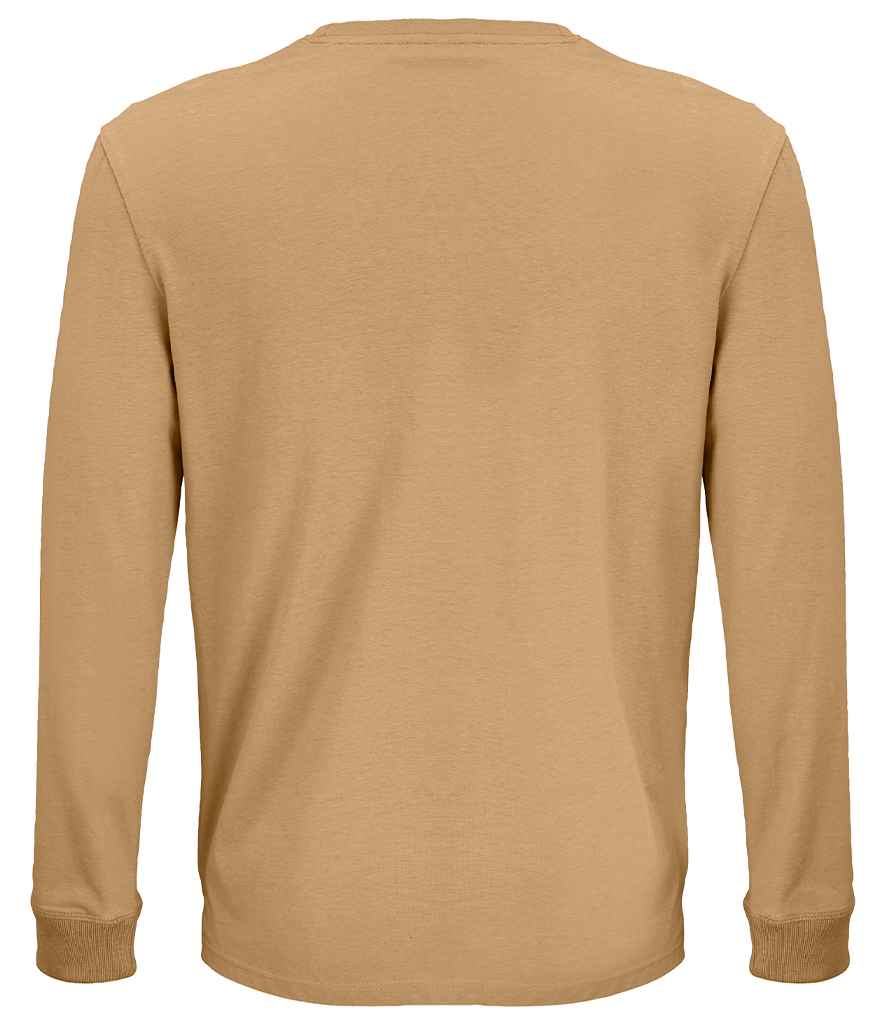 SOL'S Unisex Pioneer Long Sleeve T-Shirt - Dark Beige (03982)