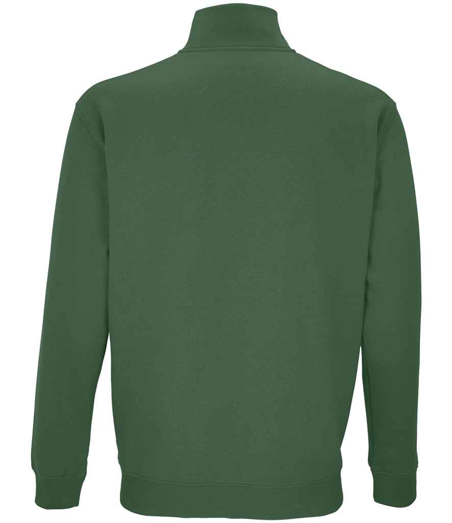 SOL'S SOL'S Unisex Conrad 1/4 Zip Sweatshirt - Bottle Green (04234)
