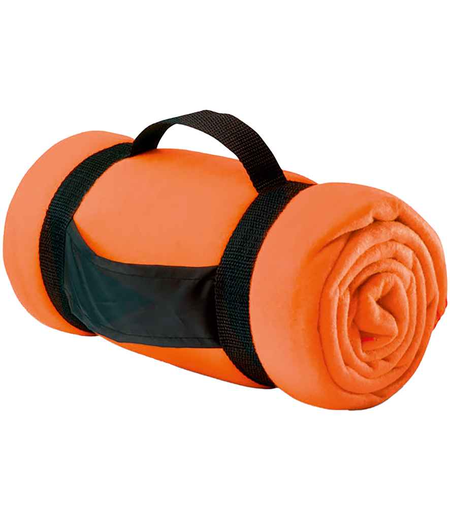 SOL'S SOL'S Stavenger Plaid Fleece Blanket - Bright Orange (04342)