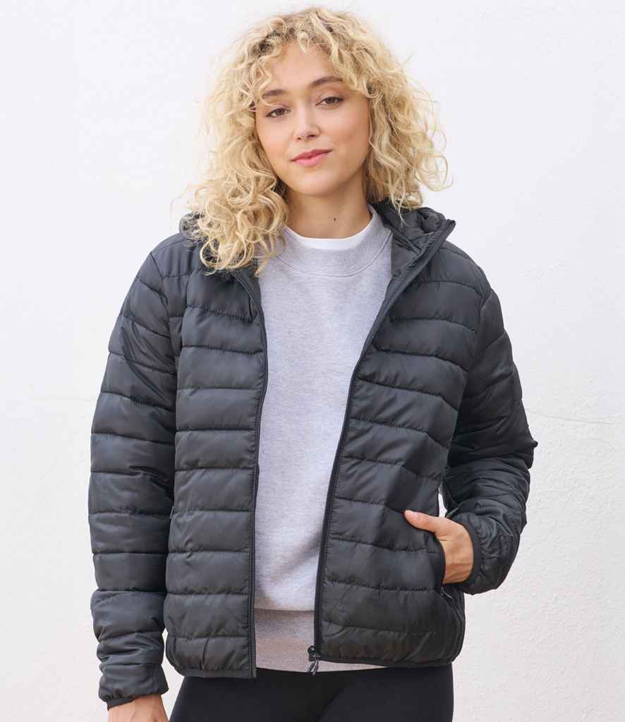 SOL'S SOL'S Ladies Stream Hooded Jacket - Black (04445)