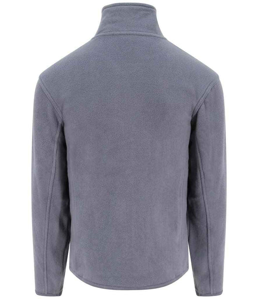 Pro RTX Pro Micro Fleece Jacket - Solid Grey - back