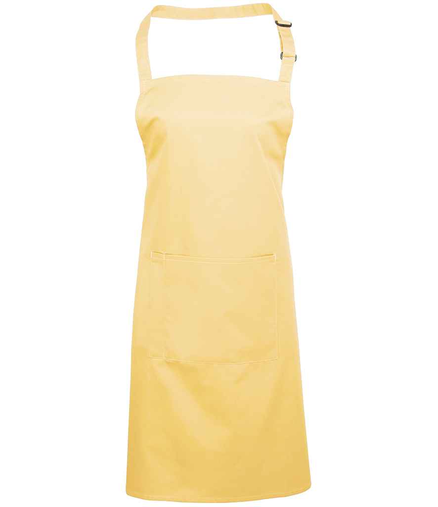 Premier 'Colours' Bib Apron with Pocket - FRONT