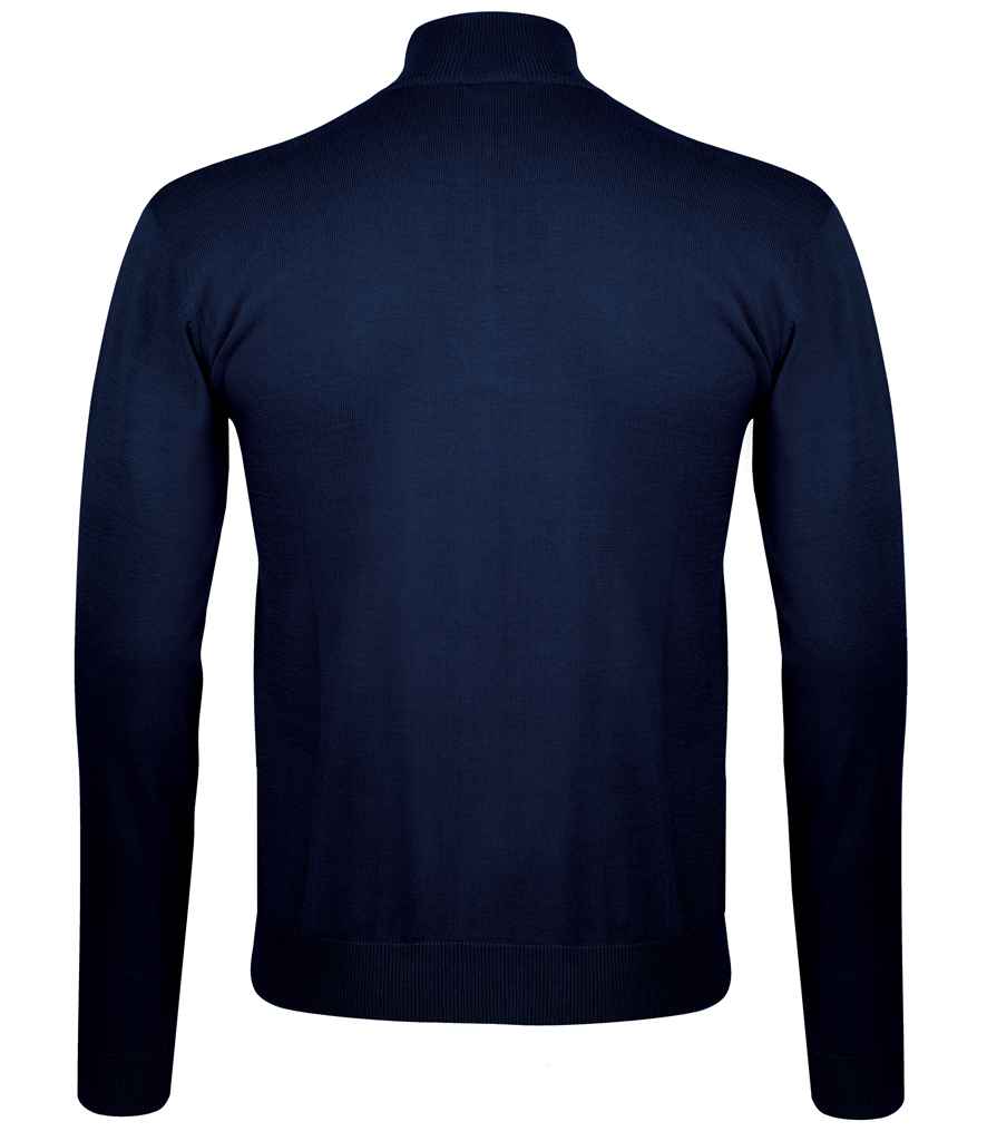 SOL'S SOL'S Gordon Full Zip Cotton Acrylic Cardigan - Navy (10548)