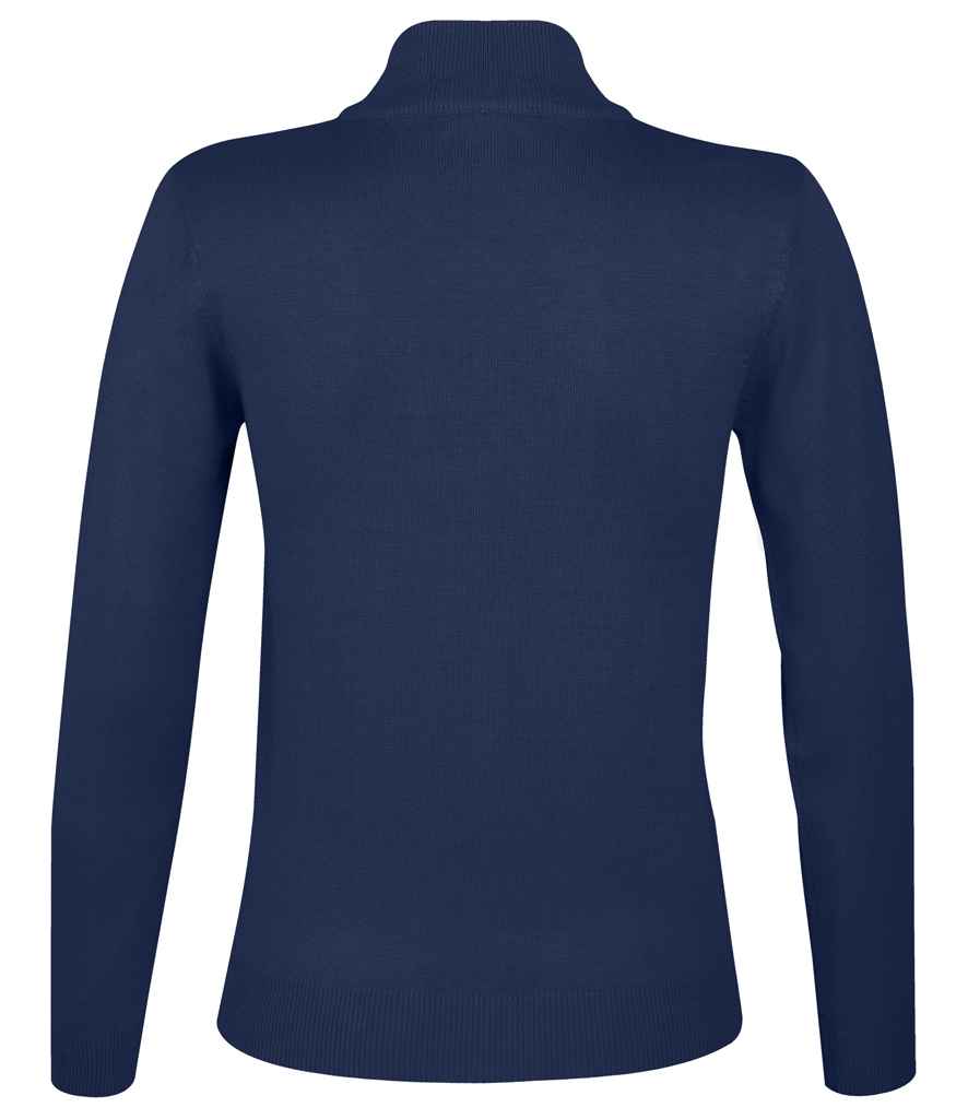 SOL'S SOL'S Ladies Gordon Full Zip Cotton Acrylic Cardigan - Navy (10550)