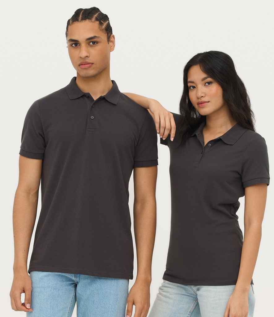SOL'S SOL'S Prime Poly/Cotton Piqué Polo Shirt - Dark Grey (10571)