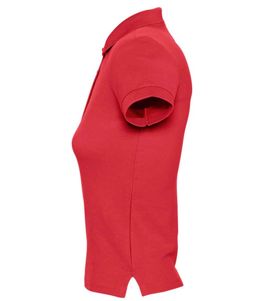 SOL'S SOL'S Ladies People Cotton Piqué Polo Shirt - Red (11310)