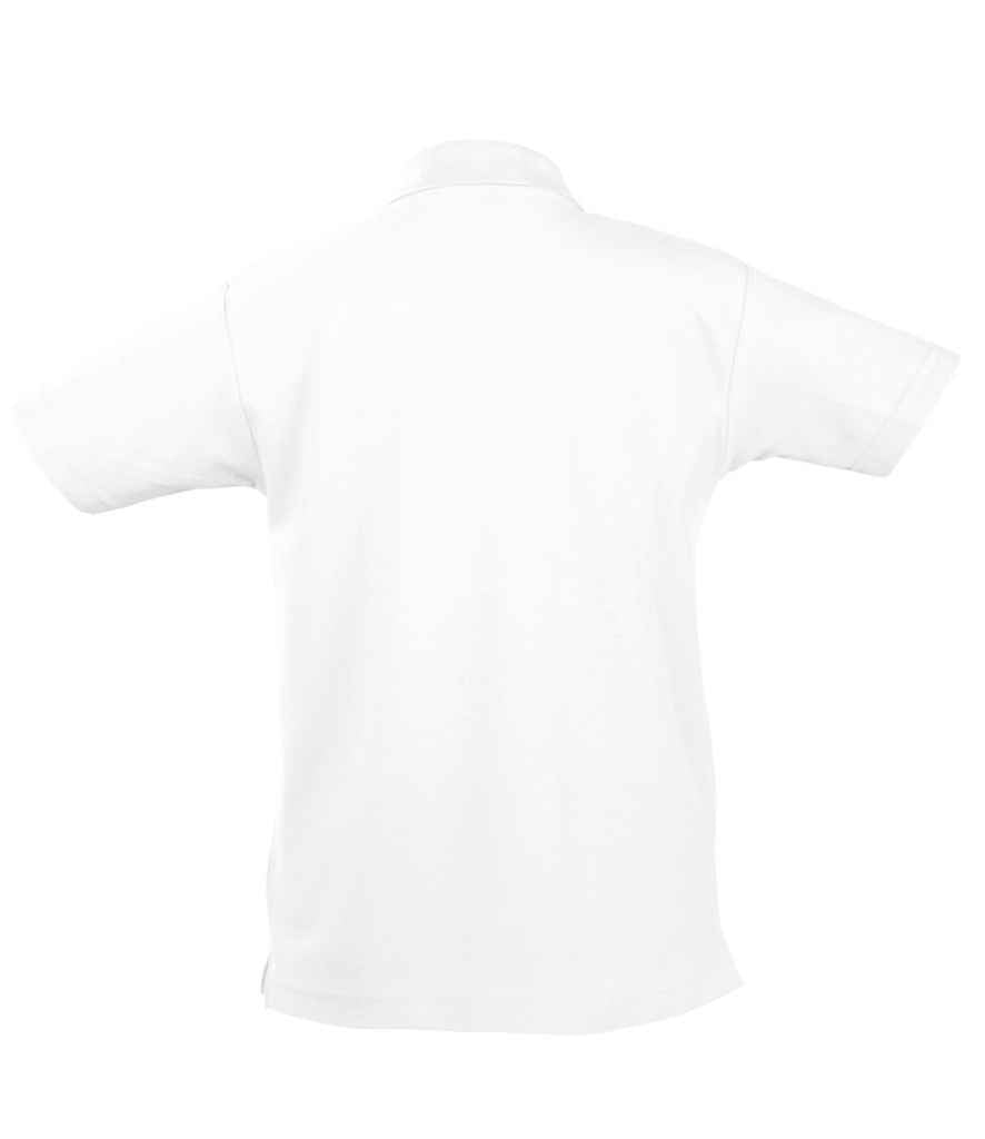 SOL'S SOL'S Kids Summer II Cotton Piqué Polo Shirt - White (11344)