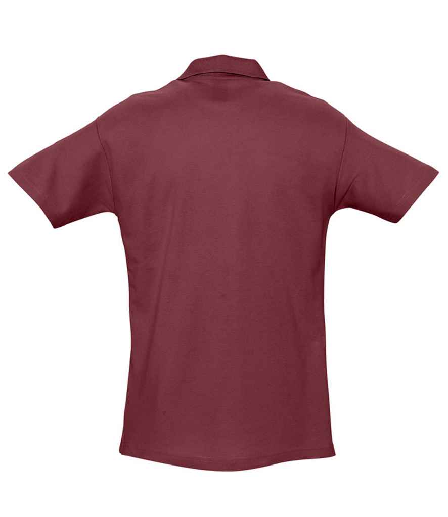 SOL'S SOL'S Spring II Heavy Cotton Piqué Polo Shirt - Burgundy (11362)