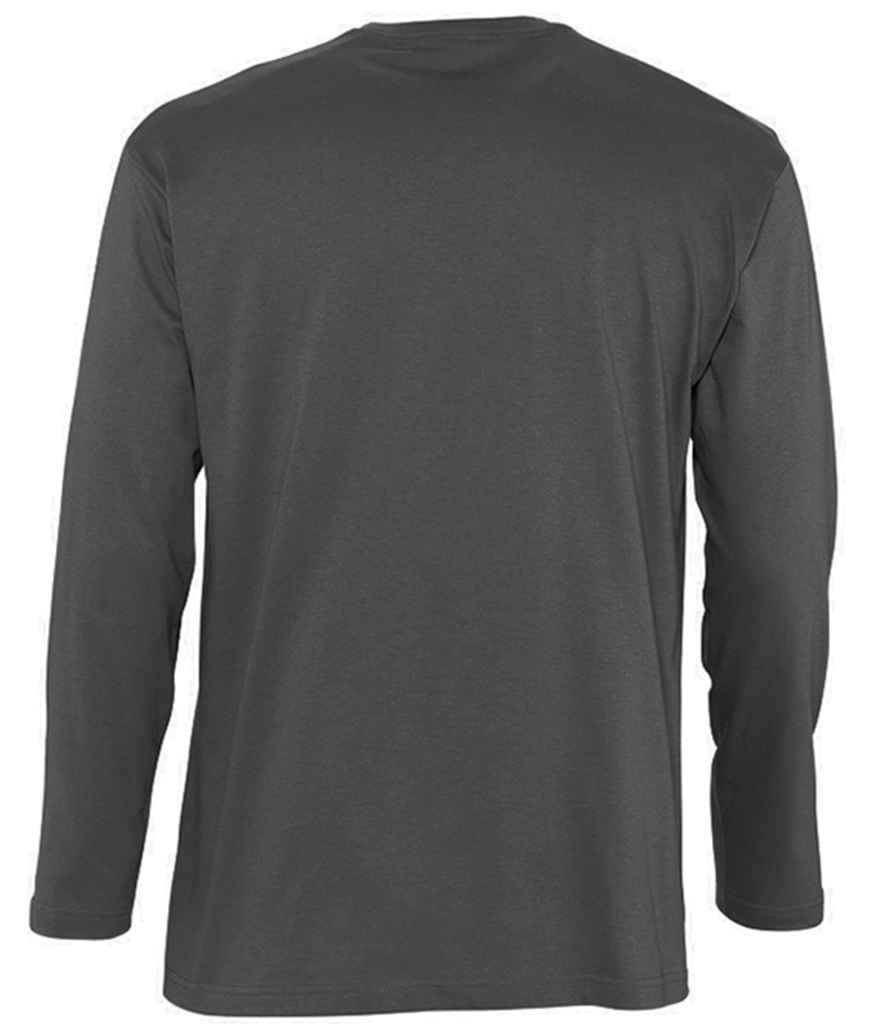 SOL'S SOL'S Monarch Long Sleeve T-Shirt - Dark Grey (11420)