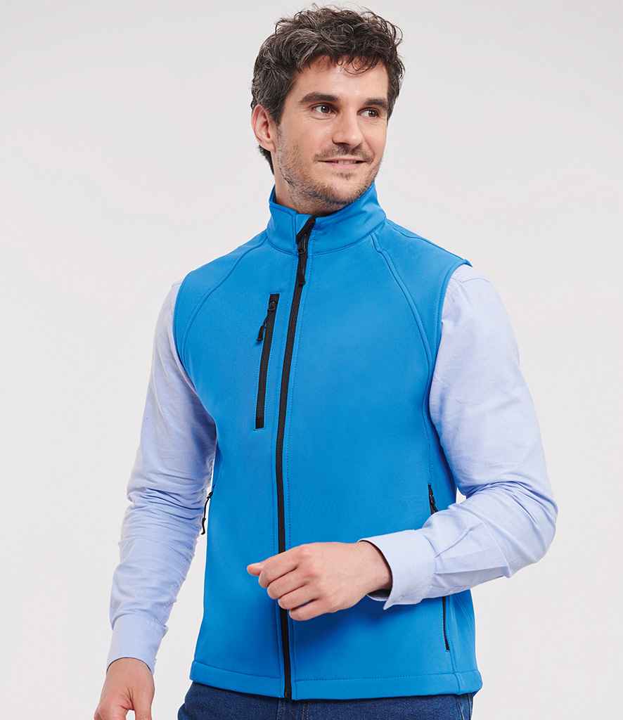 Russell Soft Shell Gilet - Azure (141M)