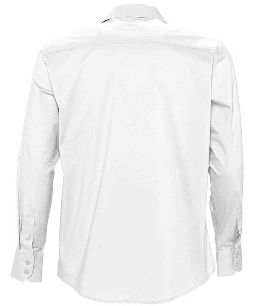 SOL'S SOL'S Brighton Long Sleeve Fitted Shirt - White (17000)