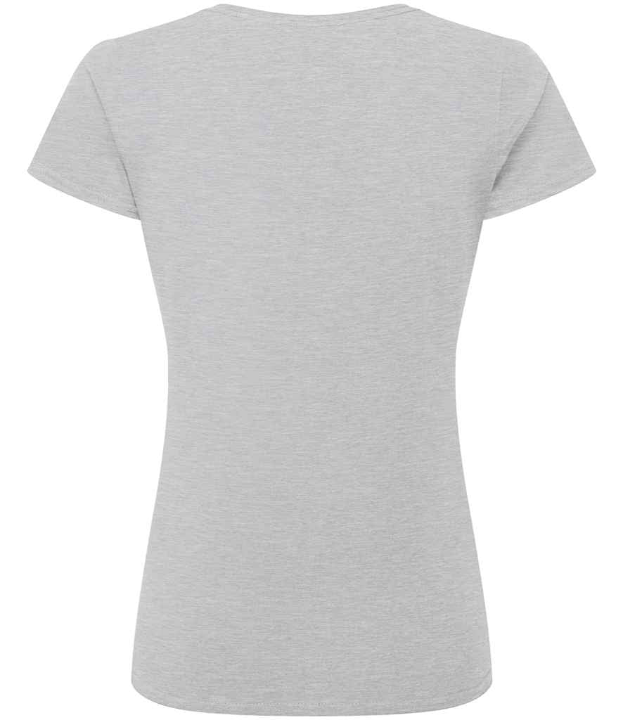 Russell Ladies Authentic Classic Ringspun T-Shirt - Light Oxford (180F)
