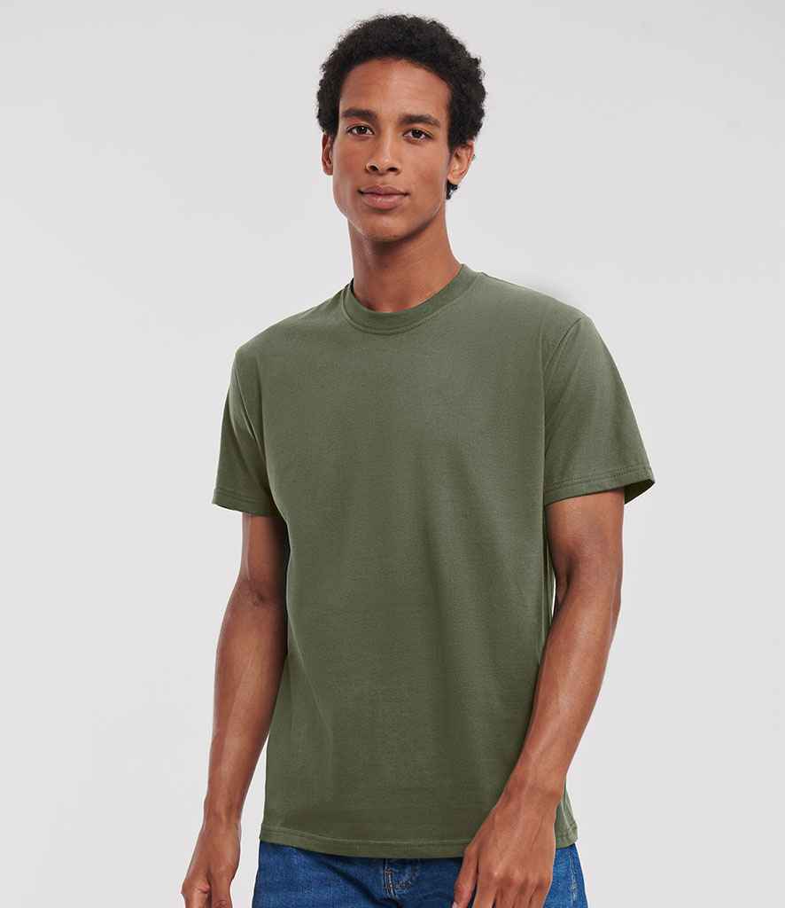 Russell Classic Ringspun T-Shirt - Olive Green (180M)