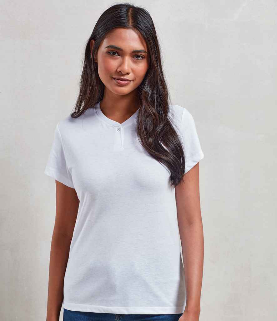Premier Ladies Cotton Rich Comis T-Shirt (PR319) - FRONT