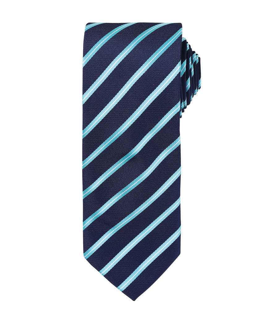 Premier Sports Stripe Tie - FRONT