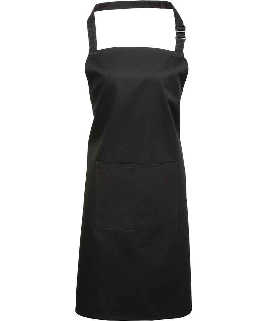 Premier 'Colours' Bib Apron with Pocket - FRONT