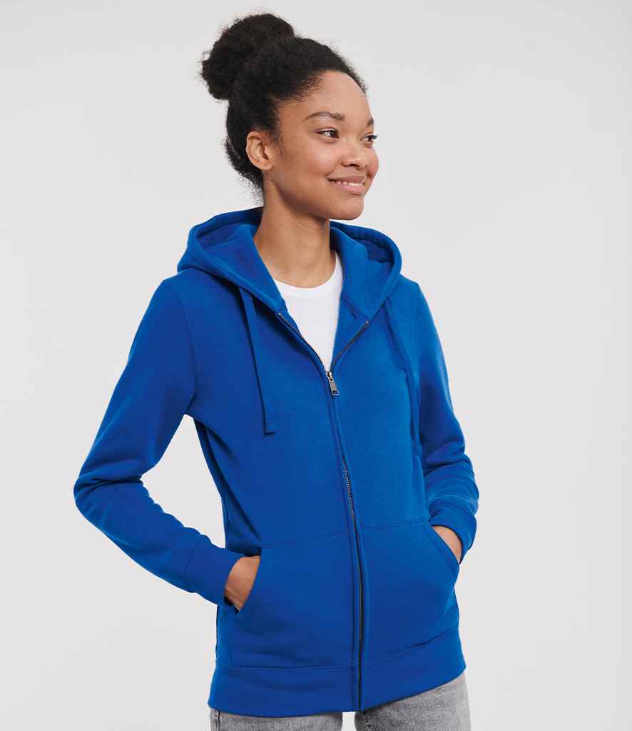 Russell Ladies Authentic Zip Hooded Sweatshirt - Bright Royal (266F)