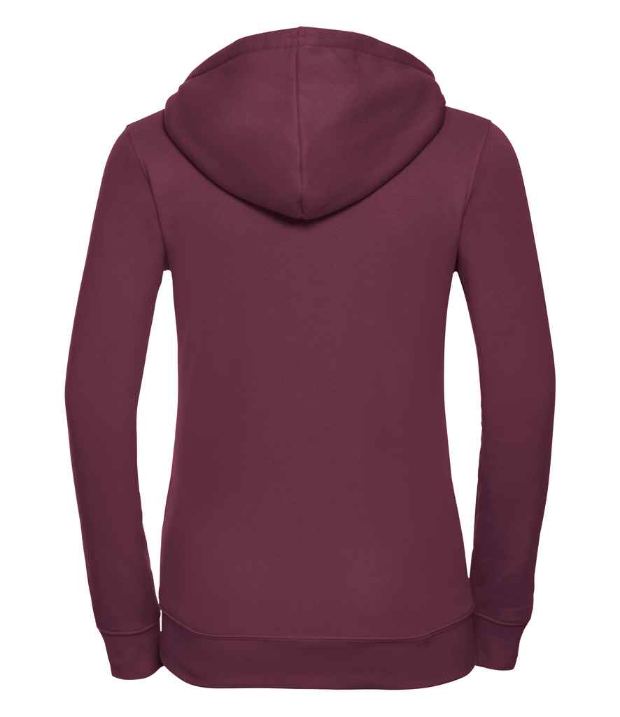 Russell Ladies Authentic Zip Hooded Sweatshirt - Burgundy (266F)