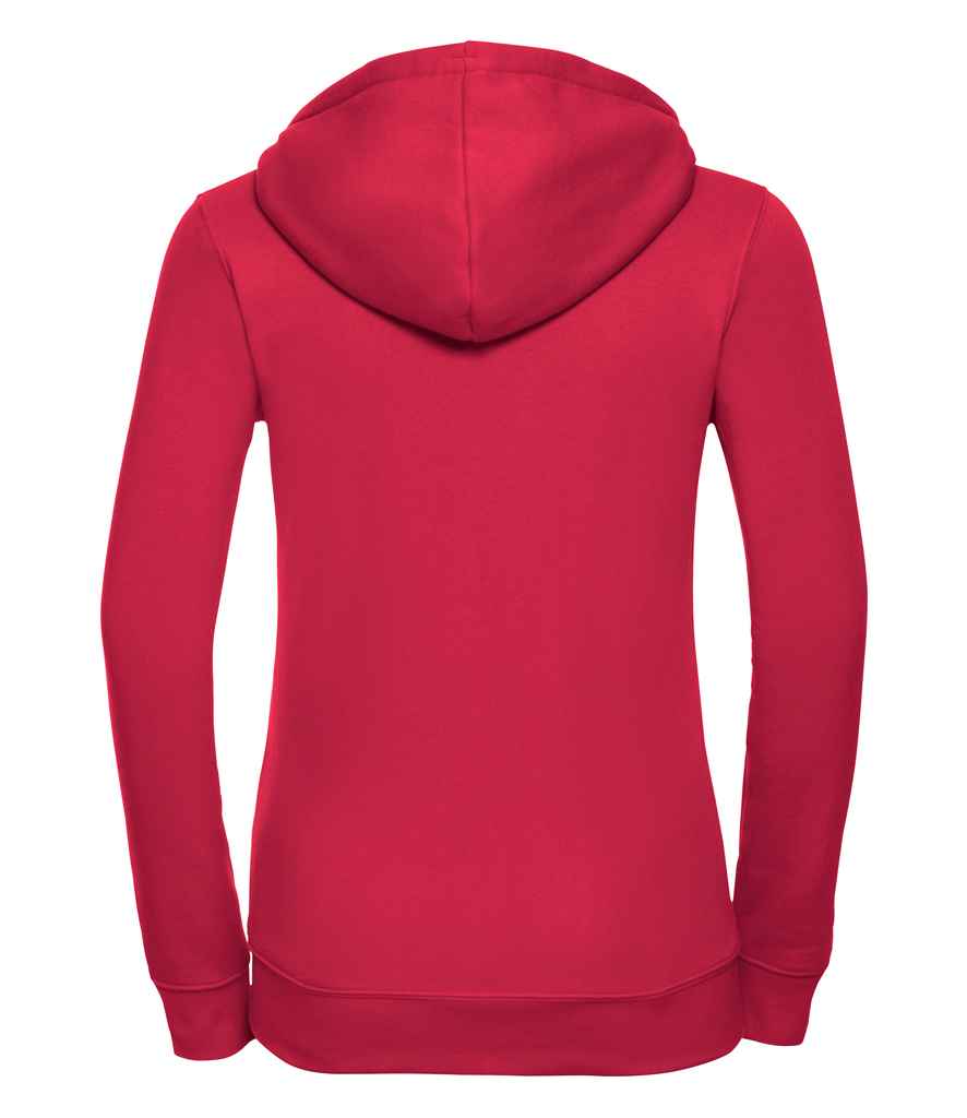 Russell Ladies Authentic Zip Hooded Sweatshirt - Classic Red (266F)