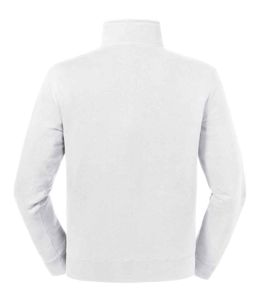 Russell Authentic Zip Neck Sweatshirt - White (270M)