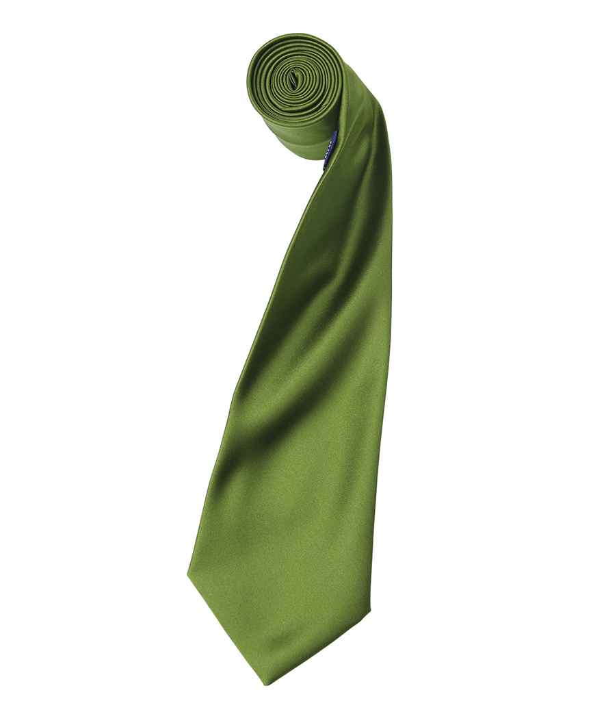 Premier 'Colours' Satin Tie - FRONT