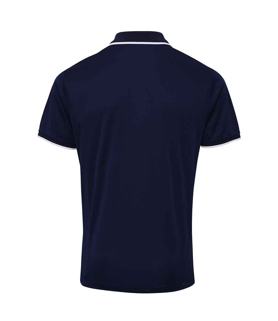 Premier Contrast Coolchecker® Piqué Polo Shirt - BACK