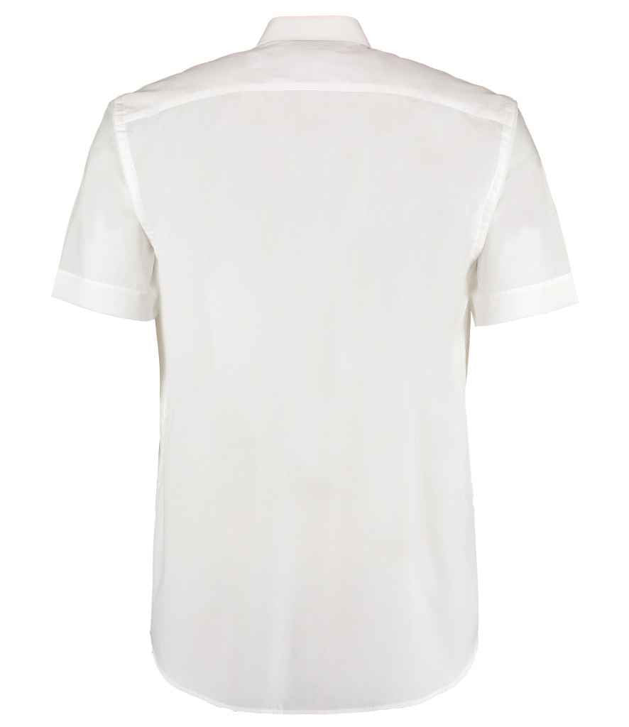 Kustom Kit Short Sleeve Classic Fit Business Shirt - BACK