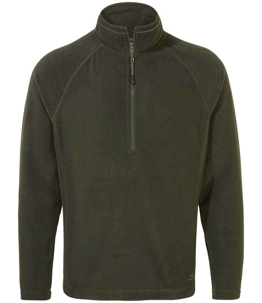 Craghoppers Expert Corey 200 Half Zip Micro Fleece - Dark Cedar Green (CR317) - back