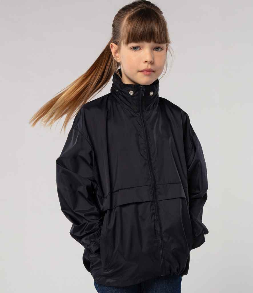 SOL'S SOL'S Kids Surf Windbreaker Jacket - Black (32300)