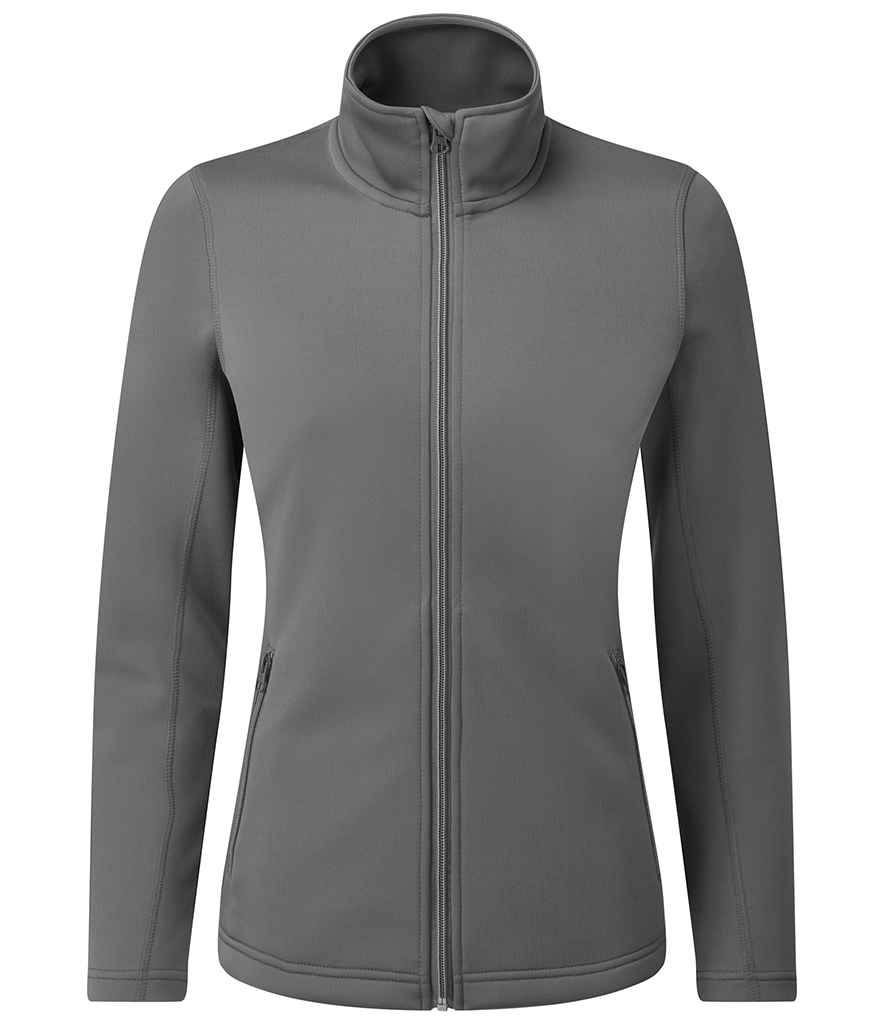 Premier Ladies Spun Dyed Recycled Zip Through Sweat Jacket - FRONT