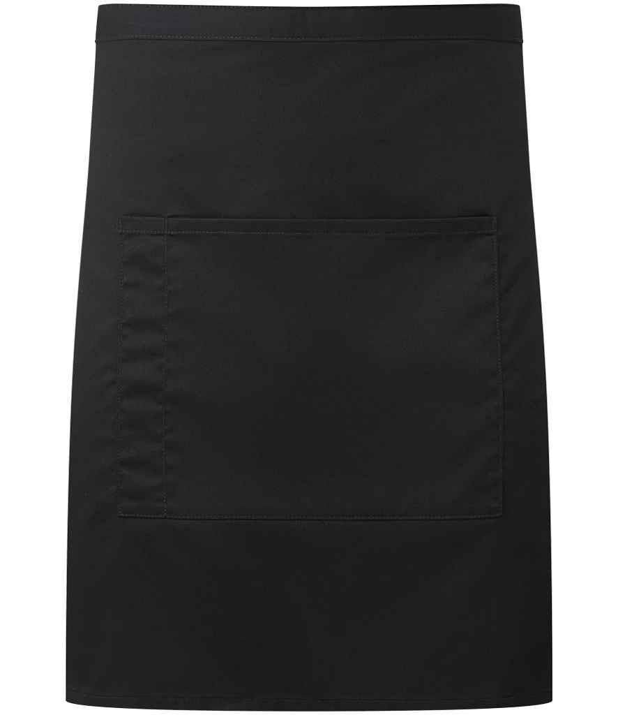 Premier 'Colours' Mid Length Apron with Pocket - FRONT