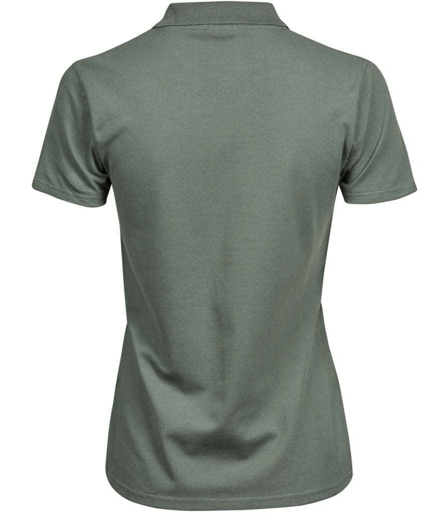 Tee Jays Ladies Luxury Stretch Polo Shirt - BACK