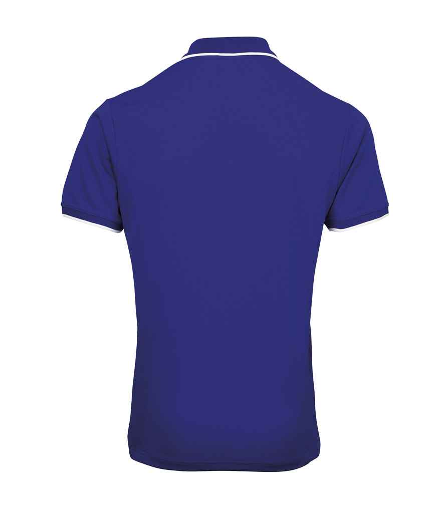 Premier Contrast Coolchecker® Piqué Polo Shirt - BACK