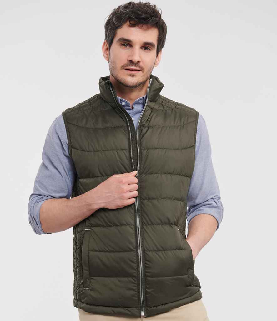 Russell Nano Padded Bodywarmer - Dark Olive (441M)