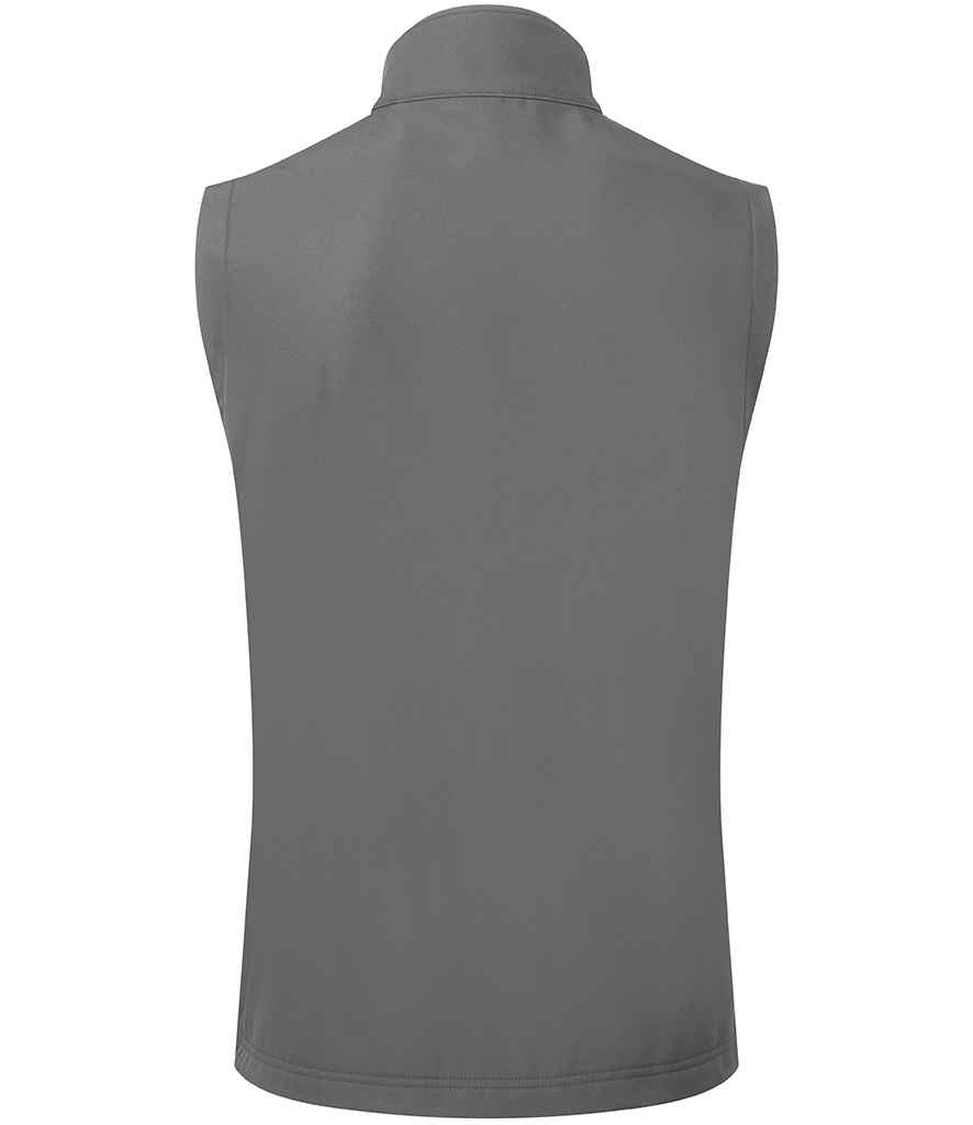 Premier Windchecker® Recycled Printable Soft Shell Gilet - BACK