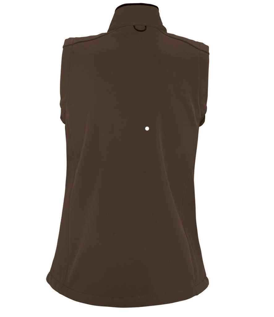 SOL'S SOL'S Ladies Rallye Soft Shell Bodywarmer - Dark Chocolate (46801)
