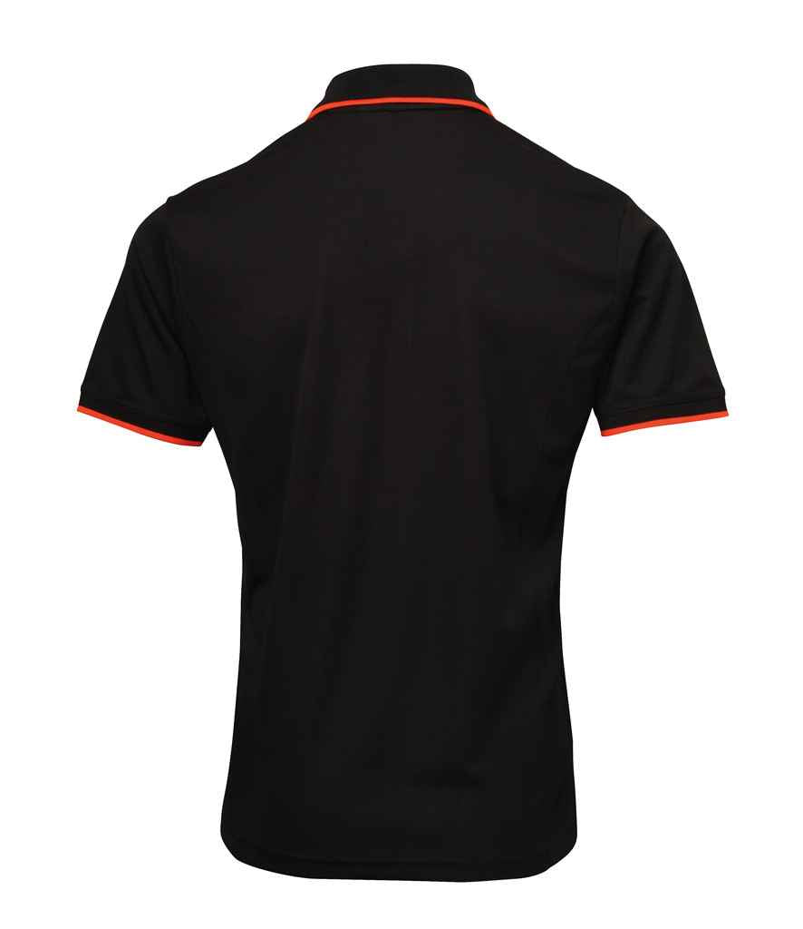 Premier Contrast Coolchecker® Piqué Polo Shirt - BACK