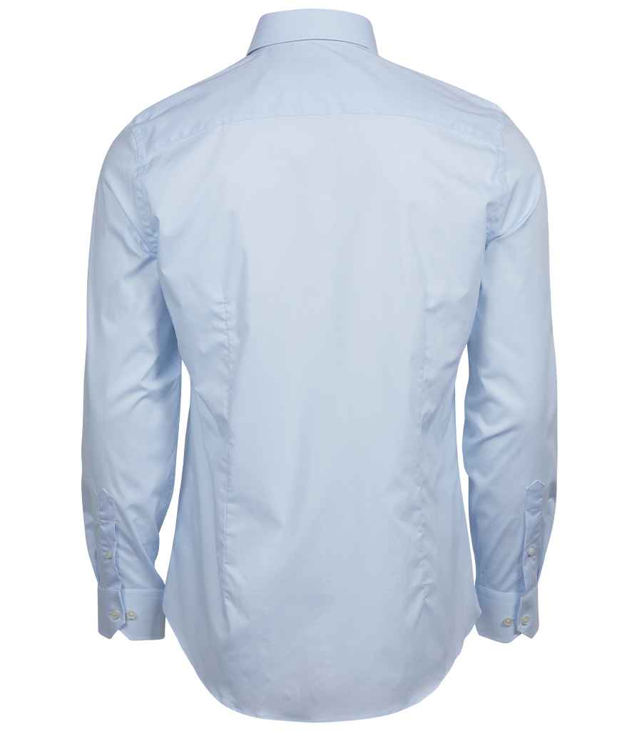 Tee Jays Luxury Stretch Long Sleeve Shirt - BACK