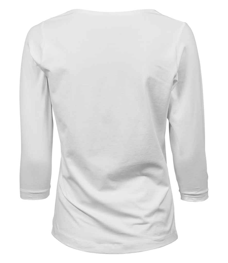 Tee Jays Ladies Stretch 3/4 Sleeve T-Shirt - BACK