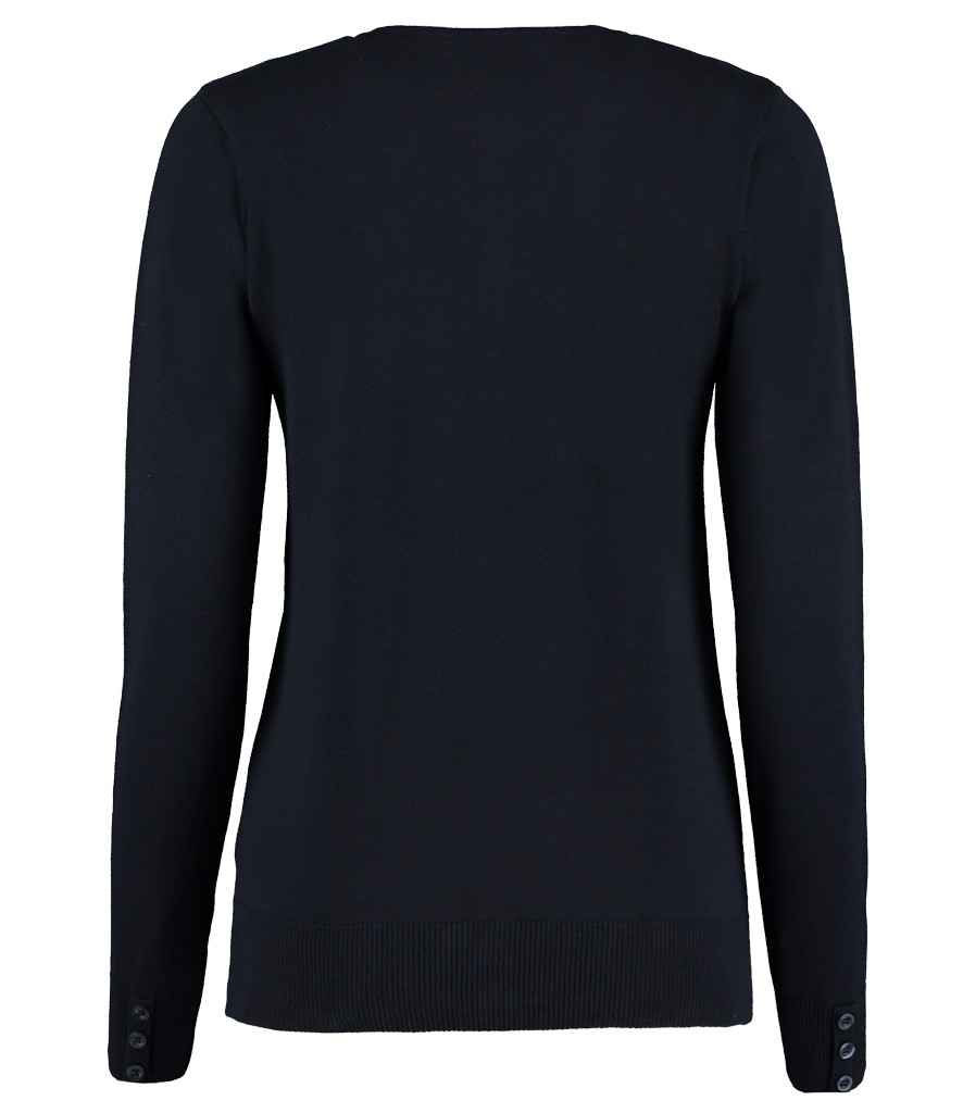 Kustom Kit Ladies Arundel Round Neck Cardigan - BACK