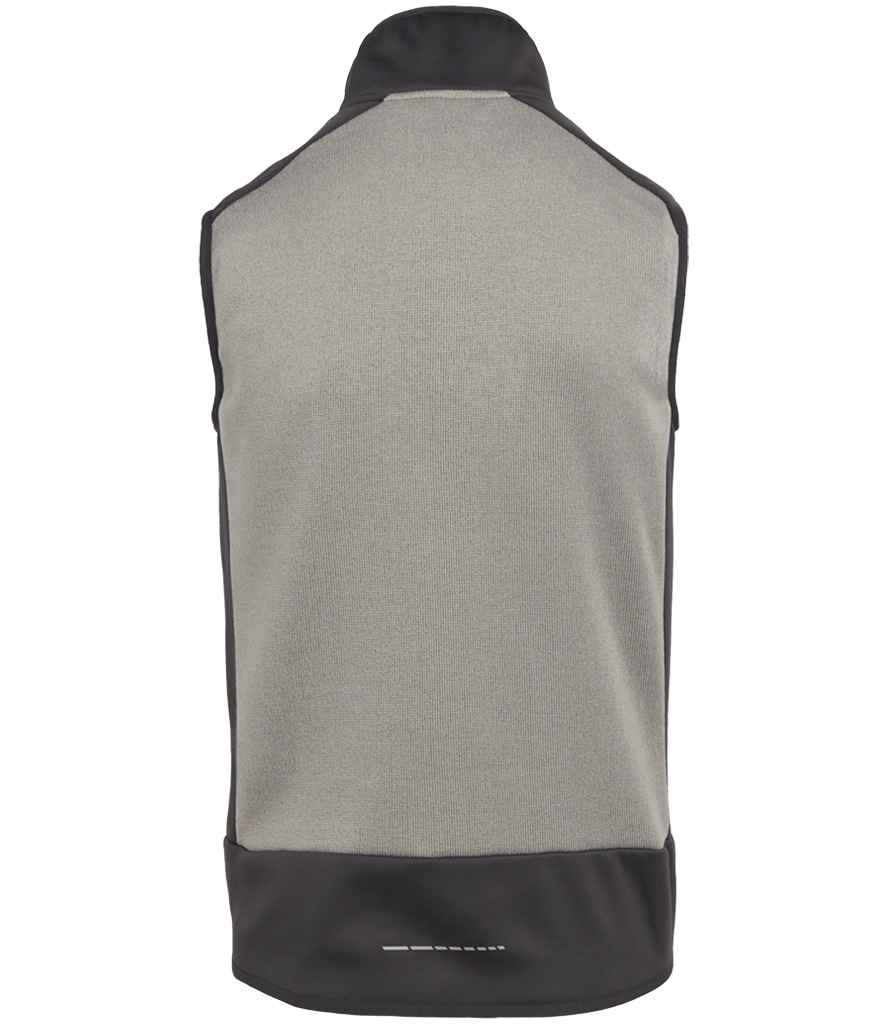 Regatta E-Volve Unisex Knit Effect Stretch Bodywarmer - BACK