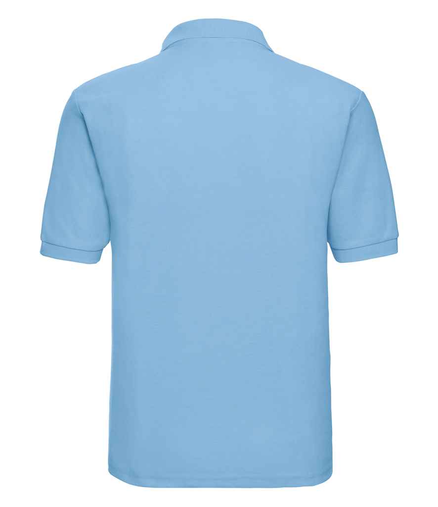 Russell Poly/Cotton Piqué Polo Shirt - Sky Blue (539M)
