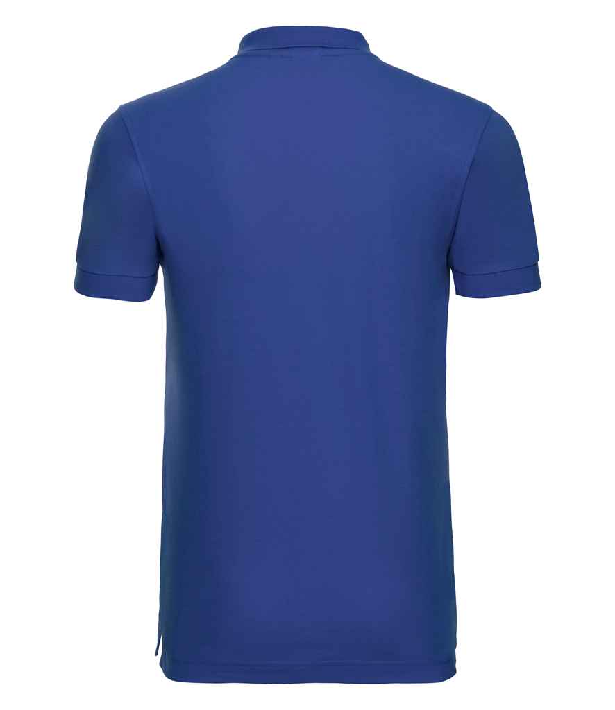 Russell Stretch Piqué Polo Shirt - Bright Royal (566M)