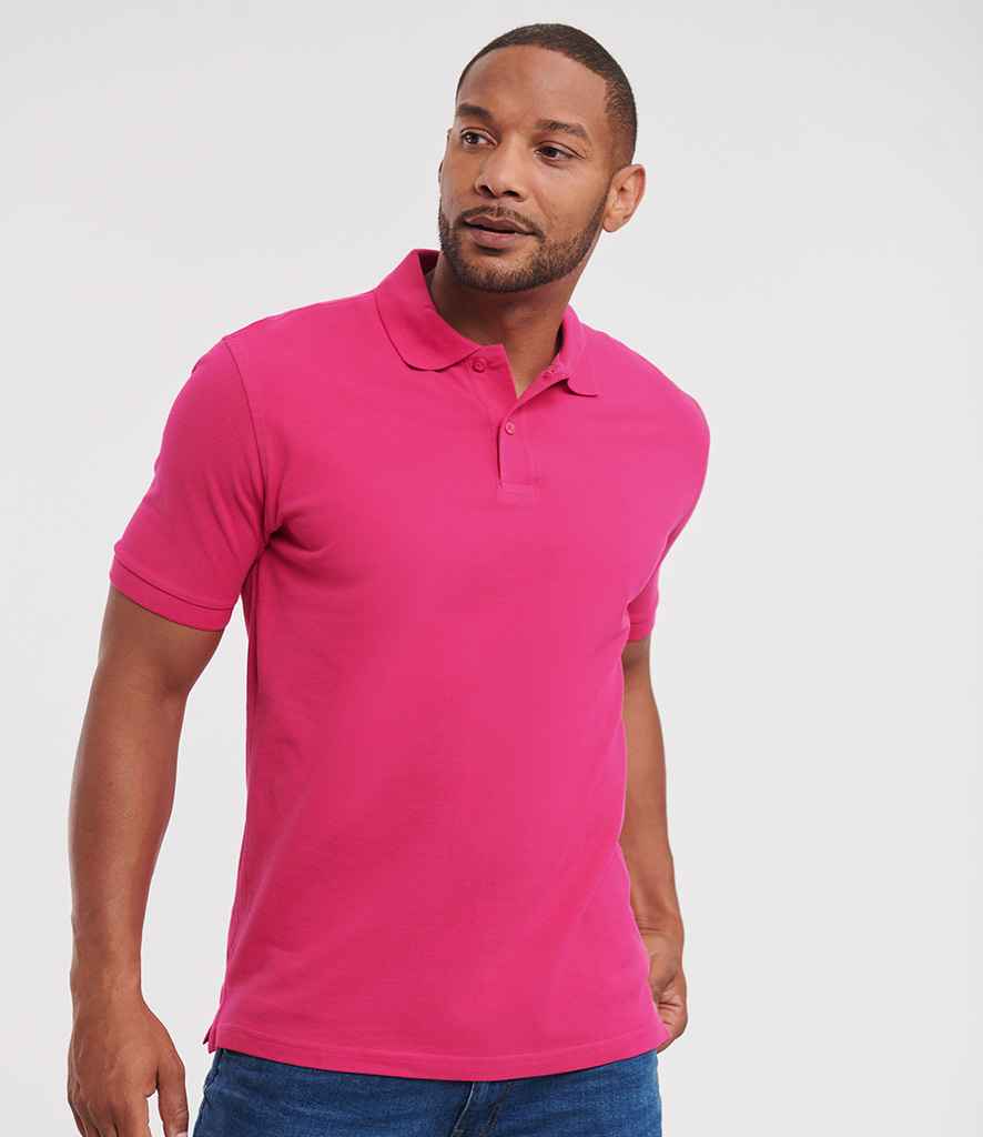 Russell Classic Cotton Piqué Polo Shirt - Fuchsia (569M)